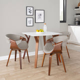 Symphony Faux Leather Dining/ Accent Chair, Grey C2D9 - product image 8