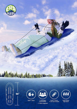 Kids' Large 3-Person Lightweight Plastic Winter Snow Sled/Toboggan L7X4 - product image 4