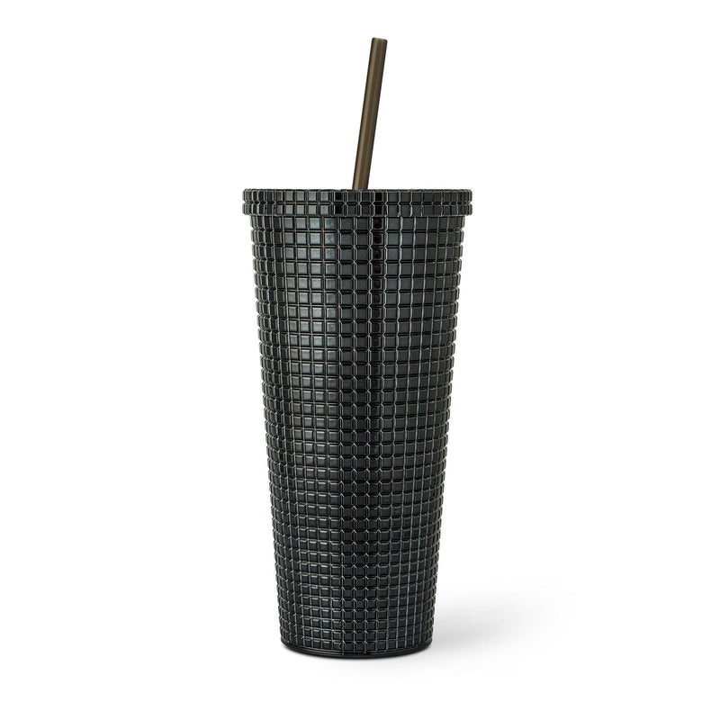 710-mL BPA-Free Iridescent Studded Textured Tumbler W6U5