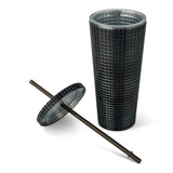 710-mL BPA-Free Iridescent Studded Textured Tumbler W6U5 - product image 2
