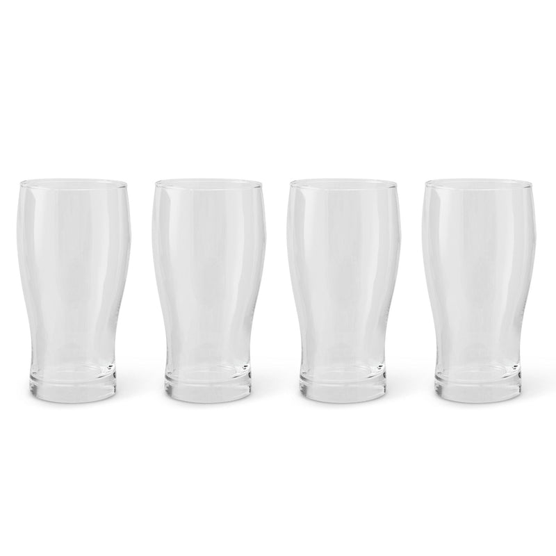 Beer Glasses Set, 540-mL, Lead-Free, 4-pc H0Q8