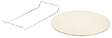 Ceramic Round Pizza Stone & Serving Rack, 15-in H0S0 - product image 1