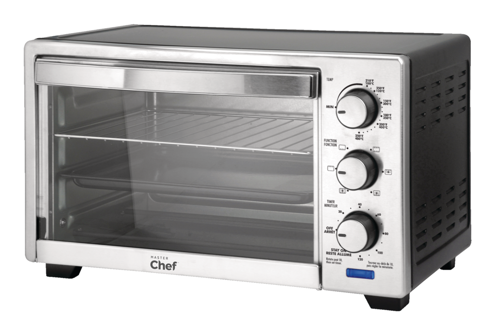 Convection Toaster Oven with 4 Functions, Stainless Steel, Black, 6-Slices V2Z1 - product image 2