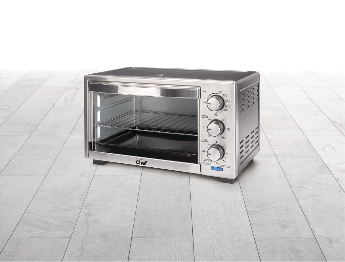 Convection Toaster Oven with 4 Functions, Stainless Steel, Black, 6-Slices V2Z1 - product image 6