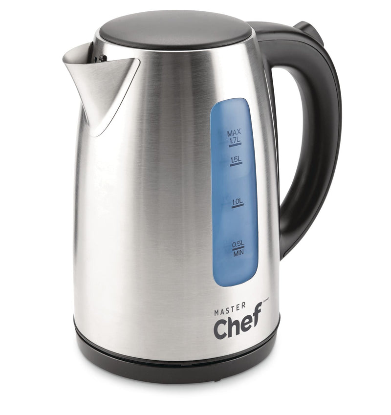 Cordless Electric Kettle with Auto Shut Off, Stainless Steel, 1.7-L O0H8