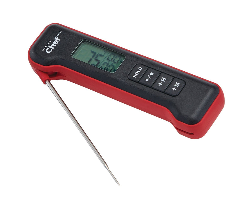 Digital Folding BBQ Food & Meat Thermometer with Stainless Steel Probe Z1Z4