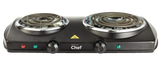 Double Burner Hot Plate, Black, 1500W E8M9 - product image 3