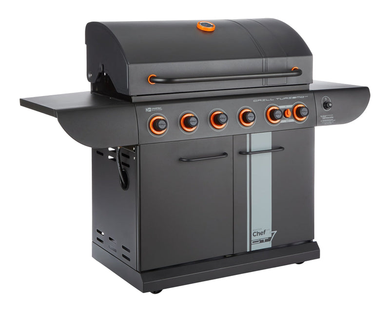 Grill Turismo 680 7-Burner Convertible LP Gas BBQ R8W7