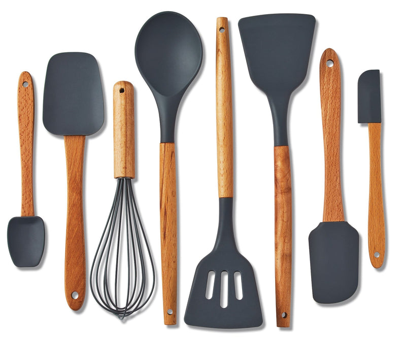 Heat-Resistant Beechwood Cookware Set, 8-pc D4R8