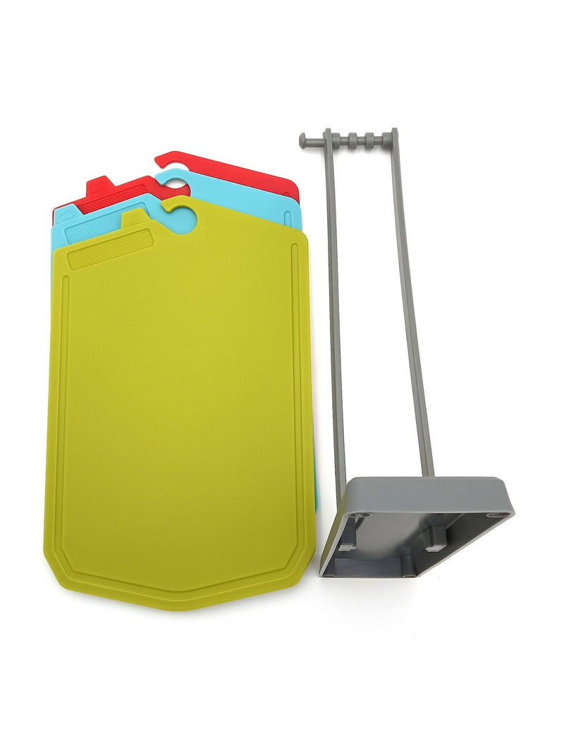 Heat-Resistant Cutting Boards with Stand, 3-pc Y9E5