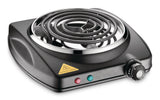 Single Burner Hot Plate, Black, 1000W T7L4 - product image 1