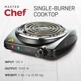 Single Burner Hot Plate, Black, 1000W T7L4 - product image 4