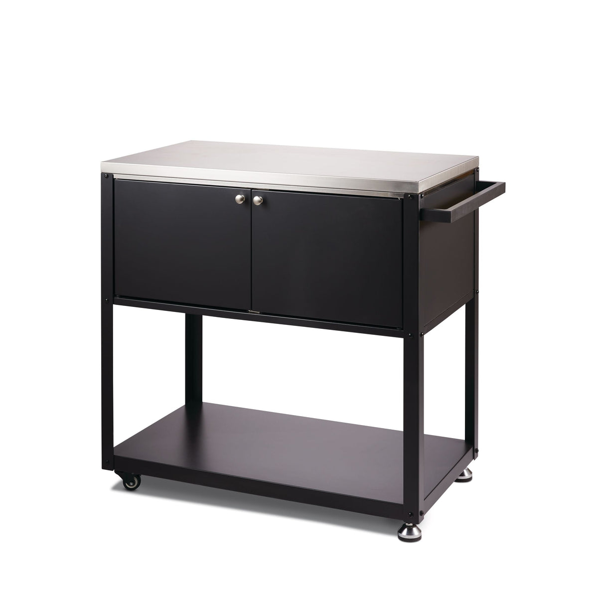 Stainless Steel Outdoor Mobile Prep & Storage Cart for BBQ N7B2 - product image 1