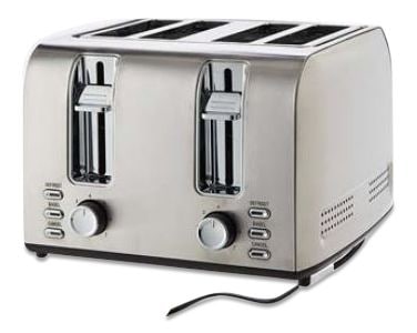 Stainless Steel Toaster with 3 Settings, 4-Slice S3X8 - product image 2