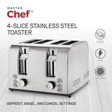 Stainless Steel Toaster with 3 Settings, 4-Slice S3X8 - product image 5