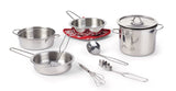 Toy Kitchen Stainless Steel Cookware Set For Kids, 10 pc, Ages 3+ A0R0 - product image 2