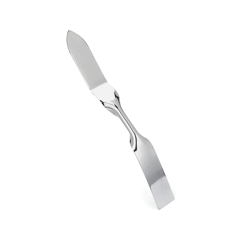 2-in-1 Carbon Steel Chrome Plated Patching Knife For Plaster, Stucco & Concrete O7F7