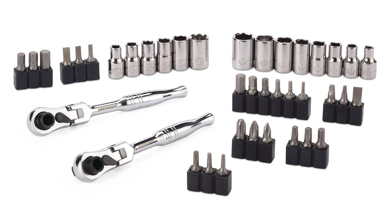 39 Piece 1/4" Micro Ratchet/Driver Set V9T8