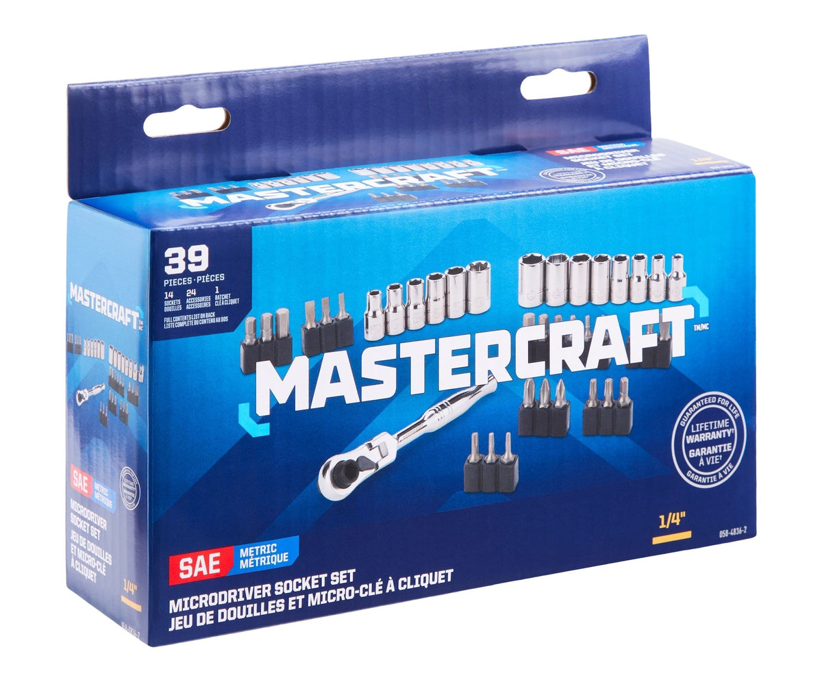 39 Piece 1/4" Micro Ratchet/Driver Set V9T8 - product image 2