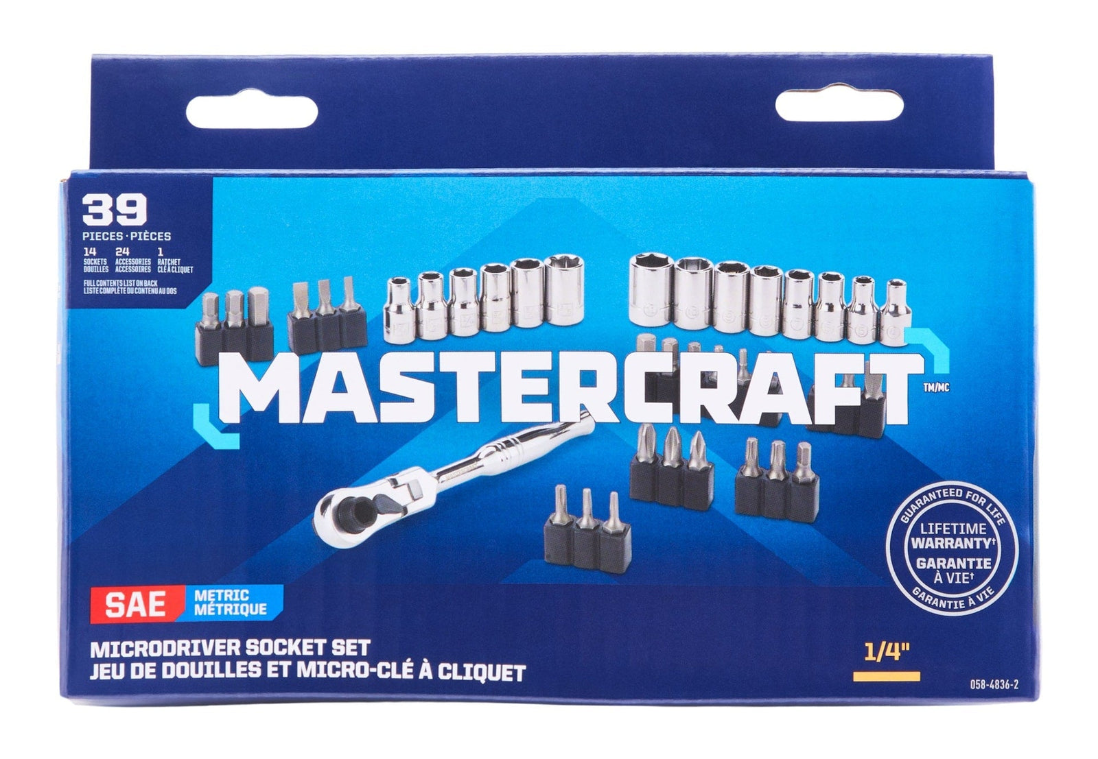 39 Piece 1/4" Micro Ratchet/Driver Set V9T8 - product image 3