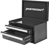 Mini Toolbox with 2 Drawers, Black G2S9 - product image 1