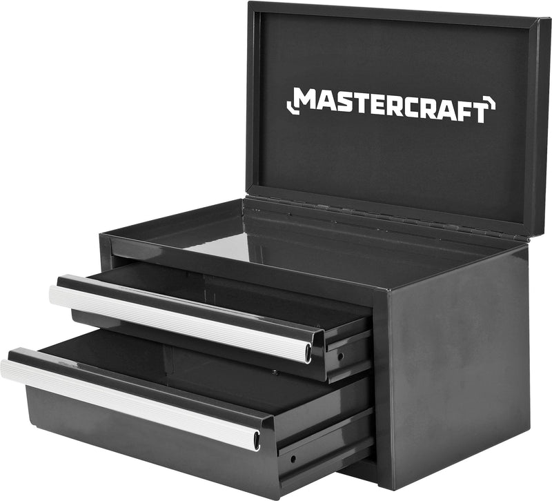 Mini Toolbox with 2 Drawers, Black G2S9