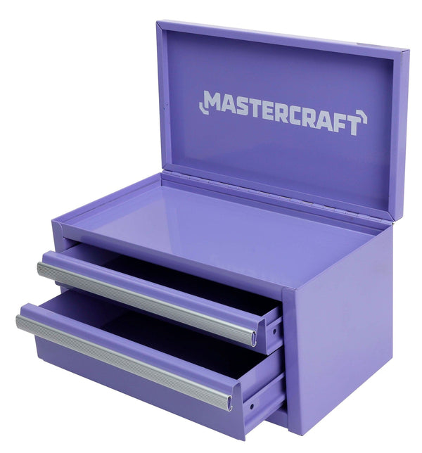 Mini Toolbox with 2 Drawers, Lilac Y9B5