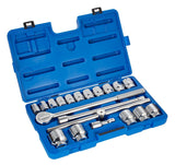 Socket Set 20-pc, 3/4-in Drive, SAE, Steel, Chrome V1R1 - product image 1