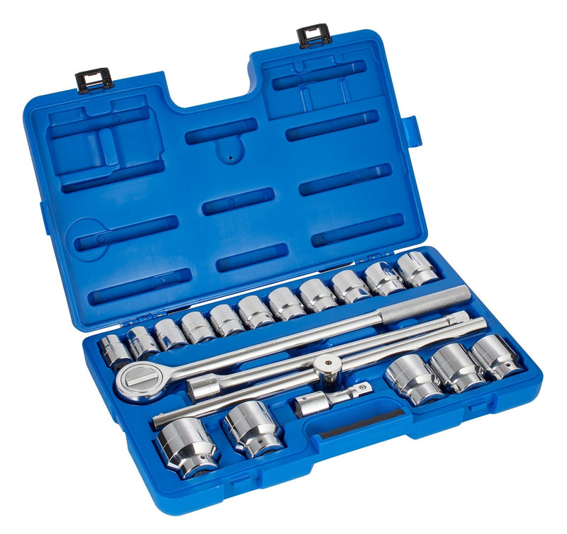 Socket Set 20-pc, 3/4-in Drive, SAE, Steel, Chrome V1R1