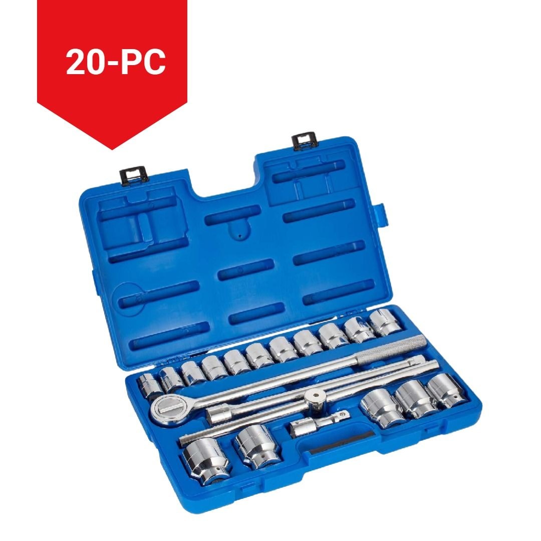 Socket Set 20-pc, 3/4-in Drive, SAE, Steel, Chrome V1R1 - product image 7