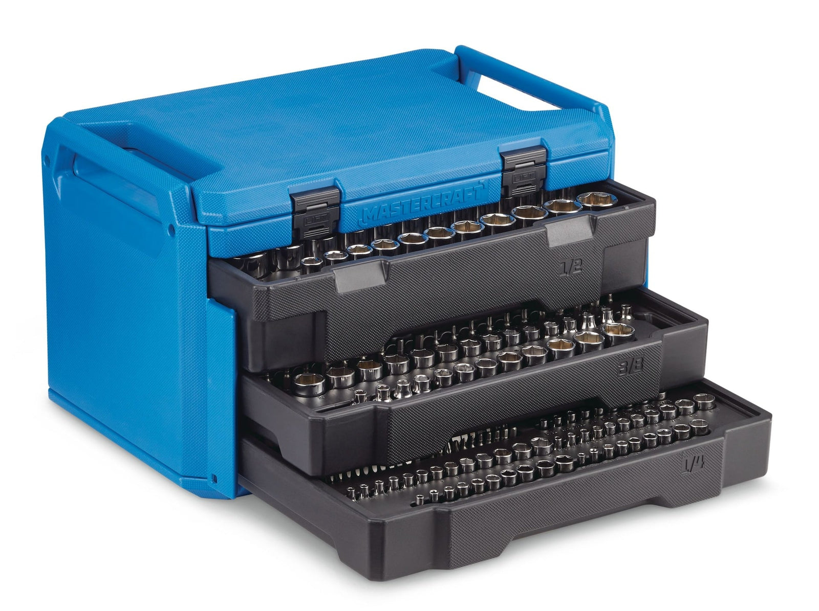 Socket Set, 270-pc, SAE / Metric, CRV, Nickel-Chrome Plating U1N3 - product image 3