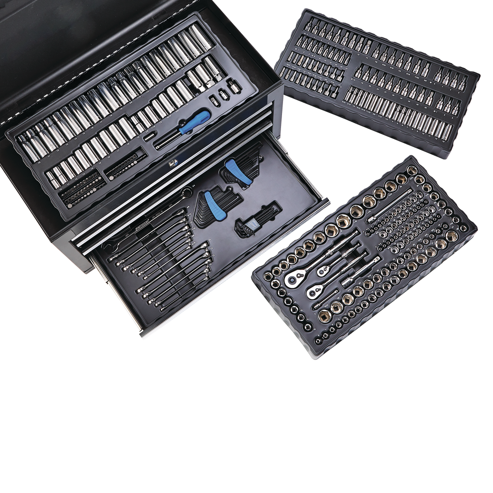 Socket Set, 350-pc, SAE / Metric, CRV, Nickel-Chrome Plating J5D4 - product image 5