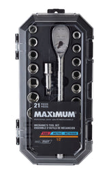 21 Piece 1/2" Drive Metric Socket Set E1Q3 - product image 2