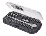 21 Piece 1/2" Drive Metric Socket Set E1Q3 - product image 3