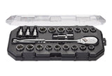 21 Piece 1/2" Drive Metric Socket Set E1Q3 - product image 5