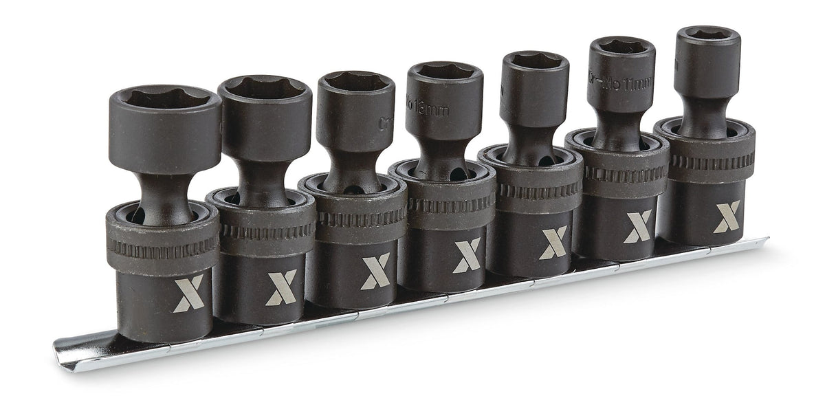 3/8-in Drive Swivel Impact Socket Set, 7-pc, Metric, CRMO V7T5 - product image 1
