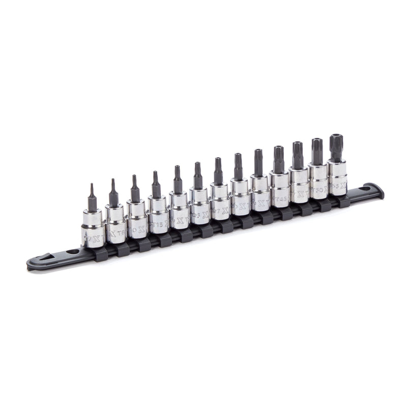 3/8-in Drive Tamper Proof Torx Bit Socket Set, Heat-Treated, 13-pc H7P8