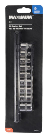 E-Torx Bit Socket Set, Chrome-Plated, 9-pc R4N9 - product image 3