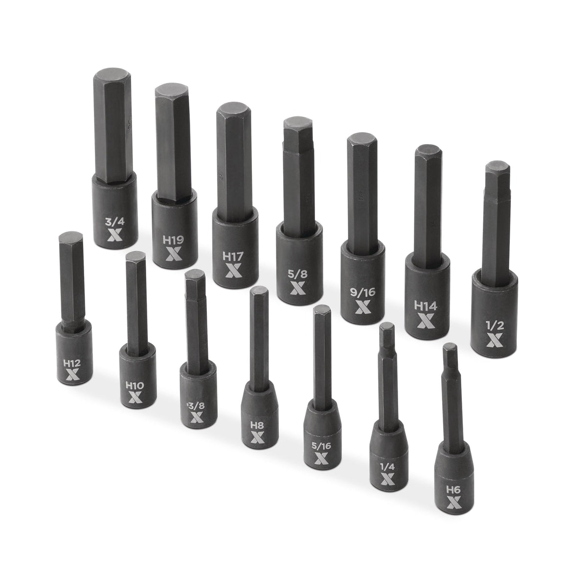 Hex Impact Socket & Bit Socket Set, 14-pc, SAE/Metric N6R8 - product image 2