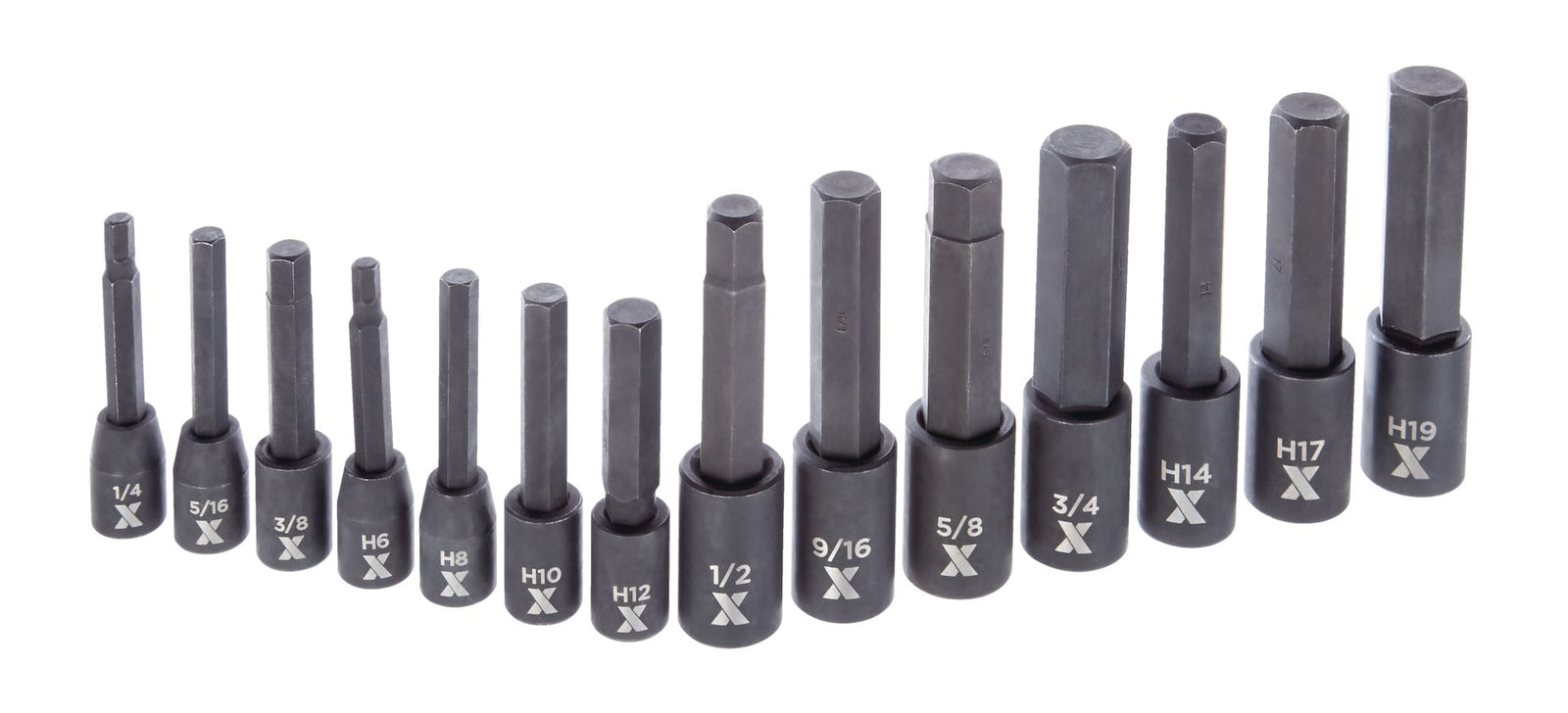 Hex Impact Socket & Bit Socket Set, 14-pc, SAE/Metric N6R8 - product image 3