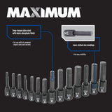 Hex Impact Socket & Bit Socket Set, 14-pc, SAE/Metric N6R8 - product image 6