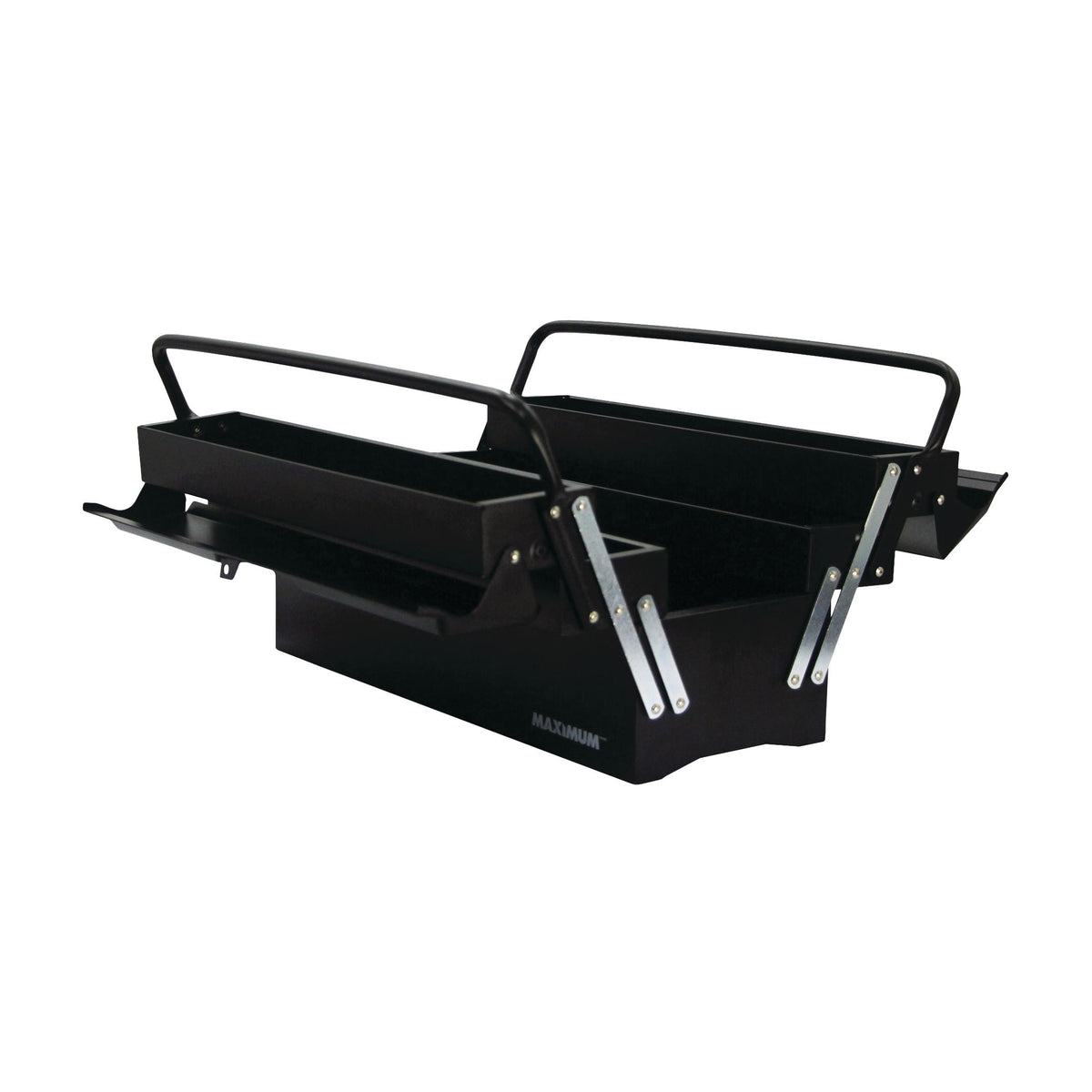 Portable 5-Tray Cantilever Tool Box, Black, 21-in W1C9 - product image 5