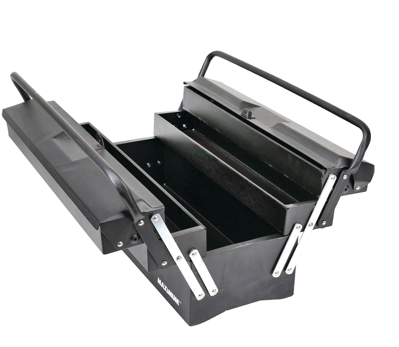 Portable 5-Tray Cantilever Tool Box, Black, 21-in W1C9 - product image 6
