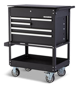 Rolling Mechanics Tool Cart with 5 Drawers, Black, 30-in Z3T8 - product image 1