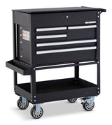 Rolling Mechanics Tool Cart with 5 Drawers, Black, 30-in Z3T8 - product image 4