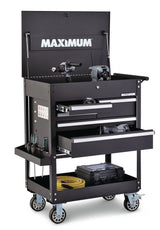 Rolling Mechanics Tool Cart with 5 Drawers, Black, 30-in Z3T8 - product image 7