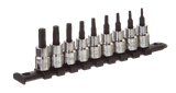 Torx Bit Socket Set, Heat Treated, 9-pc J2C9 - product image 1