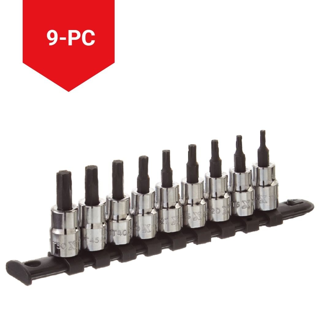 Torx Bit Socket Set, Heat Treated, 9-pc J2C9 - product image 4