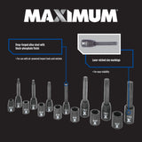 Torx & E-Torx Impact Bit Socket Set, 14-pc, SAE/Metric R8R2 - product image 2