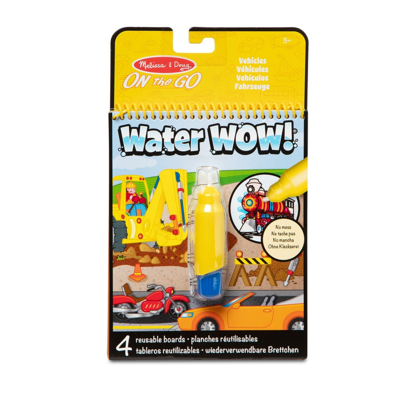 On the Go Water Wow! Reusable Water-Reveal Activity Pad - Vehicles G2F0